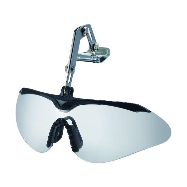 保護具 保護メガネ・防災面 一眼型保護メガネ ●クリップで帽子やヘルメットのつばなどに装着して使用することが可能です。●レンズ色：クリア●テンプル色：ブラック●幅(mm)：151●高さ(mm)：57●レンズ厚(mm)：1.8●防曇加工：○●...