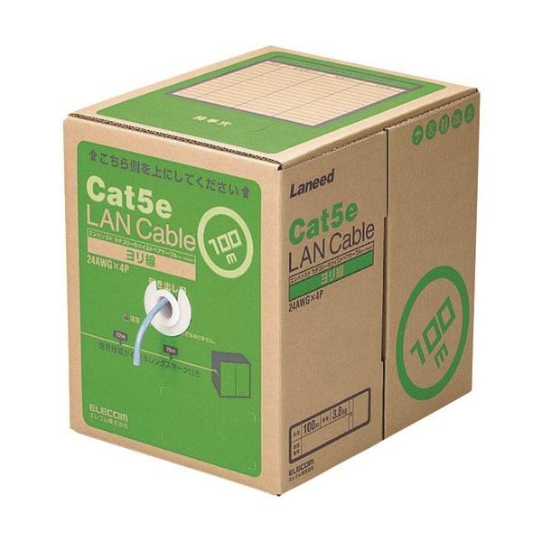 GR RoHSwߏLANP[u CAT5E  100m u[ [LD-CT2/BU100YR] LDCT2BU100YR ̔PʁF1 