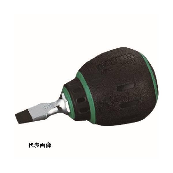 nepros 樹脂柄スタッビドライバ(マイナス)6mm [ND1MS-6] ND1MS6 販売単位：1