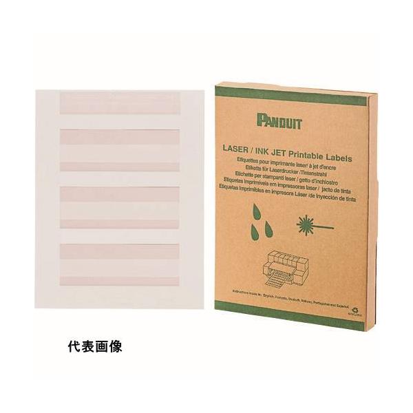 PANDUIT レーザープリンタ用回転ラベル 白 印字部38.1mmX12.7mm ラベル