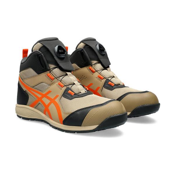 アシックス 安全靴 CP214 TS BOA ウッドグレープ×ハバネロ | ASICS 【限定カラー】ウィンジョブ CP214TS BOA ウッドグレープ