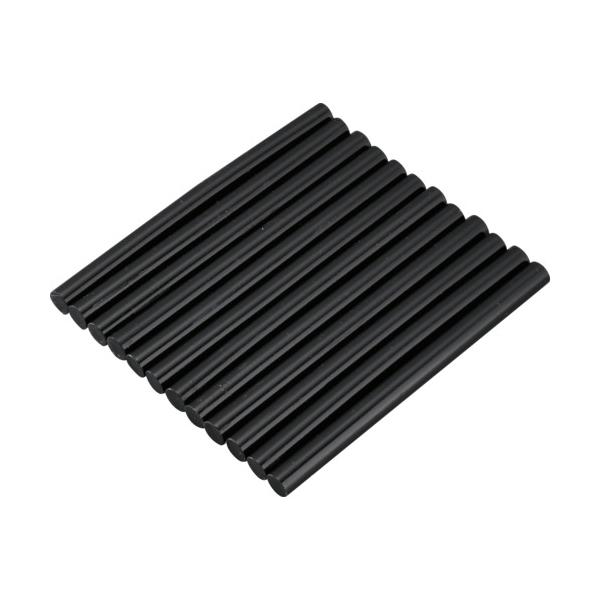 化学製品 接着剤・補修剤 ホットメルト接着剤 ●使いやすく凸凹面にも接着できます。●木材、紙、皮革、布地の接着に使用できます。●色：ブラック●径(mm)：7.5●長さ(mm)：100●軟化点(℃)：140●サイズ(mm)：約φ7〜7.5×1...