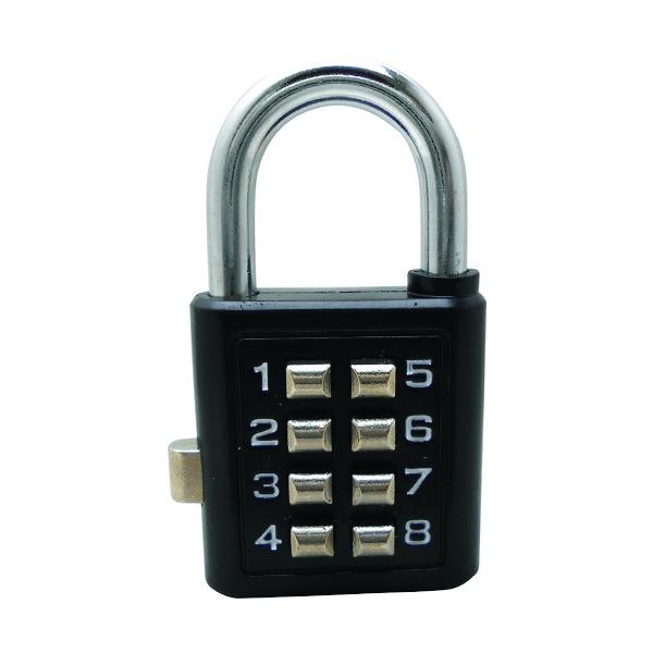 金物・建築資材 建築金物 鍵 ●予め設定された数字を押すだけで解錠できます。●バッグや家具、ポストやロッカーに。●色：黒●付属鍵本数(本)：0●キー番号：固定式●幅(mm)：35●ツル径(mm)：5.5●C(mm)：26●D(mm)：19●...