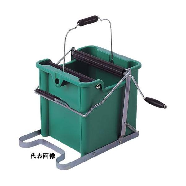 清掃・衛生用品 清掃用品 ＨＡＣＣＰ対応そうじ用品 ●手を汚さずモップを洗えるハンドル式モップ絞り器です。●ホースホルダー付です。●ハンドル式モップ絞り器●幅×奥行×厚さ(mm)：480×405×288●本体：再生ポリプロピレン１００％使用...