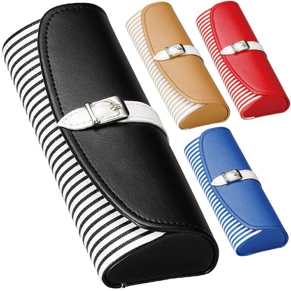 メガネケース,セミハード,マグネット式眼鏡収納,丈夫,軽量眼鏡ケース,メガネ入れ,ケース,マグネット,セミハードケースメガネケースセミハードマグネット式｜丈夫で軽量｜4990097084952オシャレなショルダーバック風でベルトモチーフがポ...