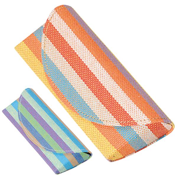 セミハード,ストライプ,ルーペスタジオ収納ケース,バンド付き,小物入れセミハードケース,ストライプ柄,収納ボックスセミハードストライプ｜ルーペスタジオ収納ケースバンド付き4990097060765カラフルなボーダー柄のマグネット式ケースです...