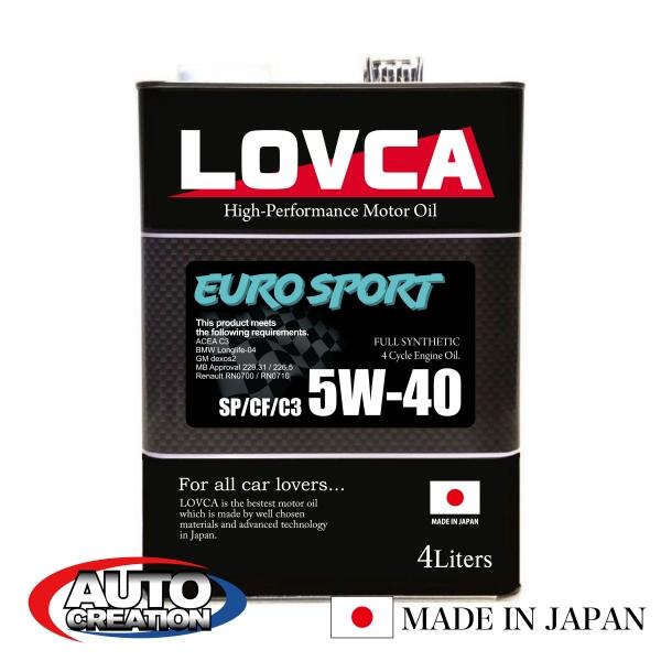 エンジンオイル LOVCA EURO-SPORT 5W-40/4L SP/C3 LES540-4