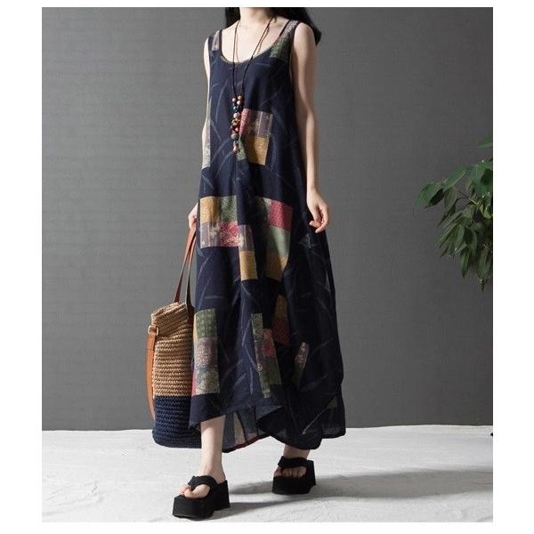 和柄 ワンピース マキシワンピ パッチワーク風 サイズ豊富 紺系 サマードレス 和風 リゾートワンピ ノースリーブ Buyee Buyee Japanese Proxy Service Buy From Japan Bot Online