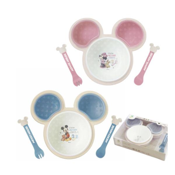 ディズニー エクリュシリーズ 片手で持てる 離乳食パレット フタ付き ミッキーマウス ミニーマウス 錦化成 A倉庫 Nkrp ママとベビーのlove Peace 通販 Yahoo ショッピング