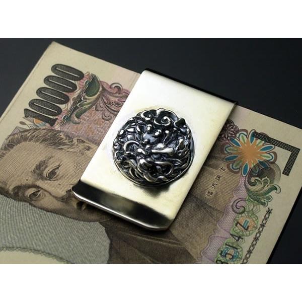 【シルバーアクセサリー】玉龍マネークリップ