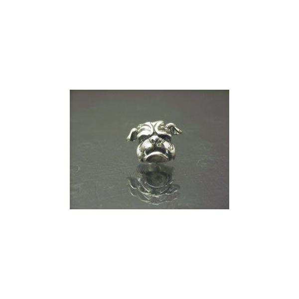 【シルバーアクセサリー】ブルドッグピアス（１個）【ベルキャッチ付属】