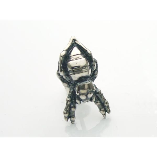 【シルバーアクセサリー】クモピアス（１個）【ベルキャッチ付属】