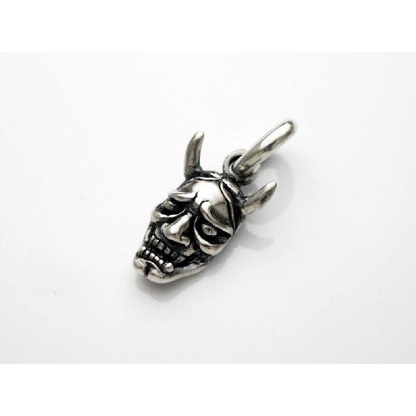 【シルバーアクセサリー】小般若ペンダントトップ【和柄ペンダント】