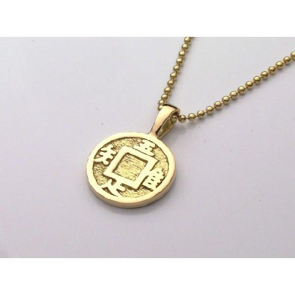 ゴールドアクセサリー】18金製の吾唯足知ペンダントトップ(小 ゴールドアクセサリー】18金製の吾唯足知ペンダントトップ(小