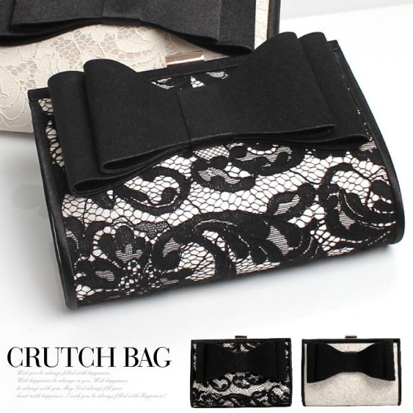 パーティーバッグ 大きめ 結婚式 クラッチバッグ レディース リボン レース ショルダー付き 2way クラッチ パーティードレス通販 Cks パーティードレス通販 Claire 通販 Yahoo ショッピング