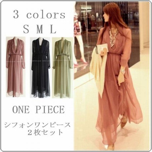 シフォンロングワンピース マキシ丈 マキシワンピース Aライン Buyee Buyee Japanese Proxy Service Buy From Japan Bot Online