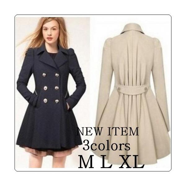 トレンチコート Aライン ダブルボタン ハイウェスト レディース 着回しコート トレンドコート Buyee Buyee 日本の通販商品 オークションの入札サポート 購入サポートサービス