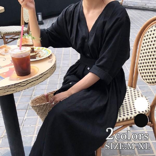 ナチュラル 自然派 カジュアル ワンピース ゆったりシルエット ロングシャツ ロング丈 長袖 ワンピース レディース J1873ba Love Girls 通販 Yahoo ショッピング