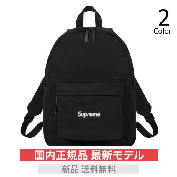 Supreme シュプリーム キャンバスバックパック ブラック リュック Supreme シュプリーム 22SS Canvas Backpack キャンバスバック