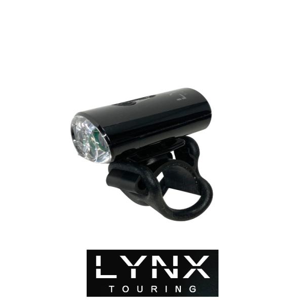 自転車 ライト LYNX 充電式コンパクト LED LX-211W2 80ルーメン 高輝度LED2灯 充電式 USBタイプB 小型 夜間走行 ロードバイク クロスバイク ミニベロ 小径車