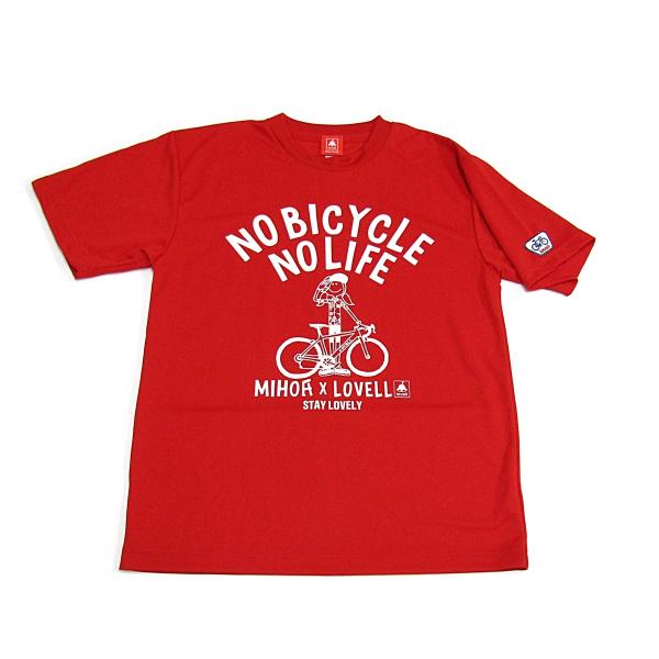 lovell(ラベル) MIHO氏×lovellコラボTシャツ 自転車 サイクリング 