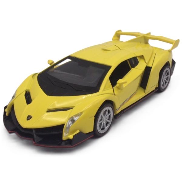 1 32 ランボルギーニ ヴェネーノ イエロー ヘッドライト テールライト点灯 エンジン音 クラクション 光る鳴る ミニカー プルバック Lamborghini Veneno Buyee 日本代购平台 产品购物网站大全 Buyee一站式代购 Bot Online