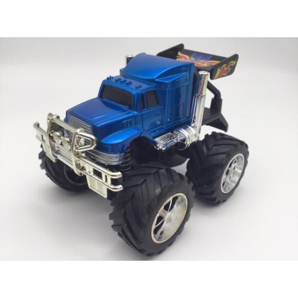 ミニカー モンスタートラック ビッグフット 青 アメリカントラック