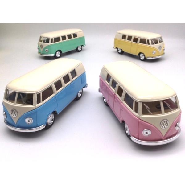 4色セット 62年式 ワーゲンバス クラシック ビビットカラー 1/32サイズ 4色セット 62年式 ワーゲンバス クラシック ビビットカラー 1/32