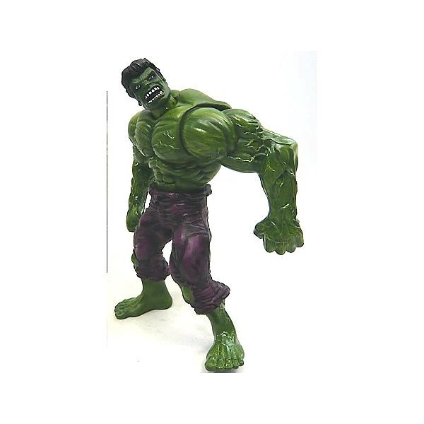 レア★ MARVEL ハルク ソフビ フィギュア アベンジャー 送料無料 超人 ハルク ソフビフィギュア 首肩足可動 マーベル