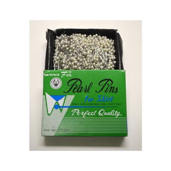 展翅の時にテープを留めるまち針。定番のステンレス製　しっかり留められる。針の長さは、頭を含めて29mm。1箱　1,000本入り