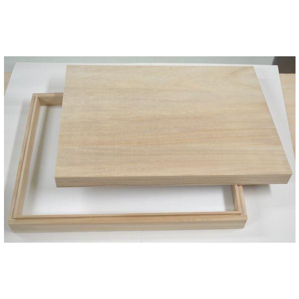 桐蓋の標本箱6個セットです。標本の保存はもちろんのこと、軽いので持ち運びに便利です。【サイズ】　外寸347×257×56ｍｍ　内寸321ｘ232ｘ50ｍｍ