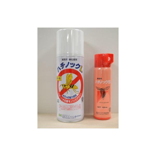 採集中にスズメバチが襲ってきてもハチノックで撃退！