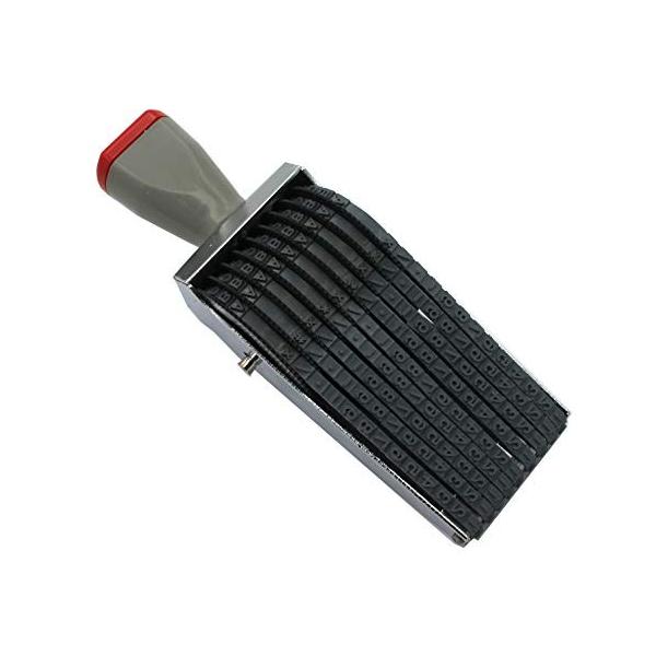 9桁ゴムローリングスタンプ英語 アルファベット 数字 スタンプ ナンバリング 回転印鑑 回転ゴム印 文字高