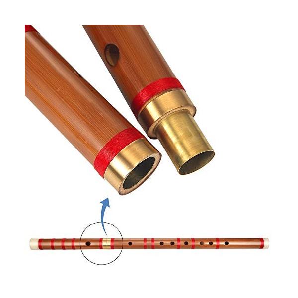 竹製篠笛 7穴8本調子 C調 笛子 竹笛 安心の実績 高価 買取 強化中 横笛 お囃子用 伝統的な手作りお祭り 赤紐巻き 和楽器 ドレミ調