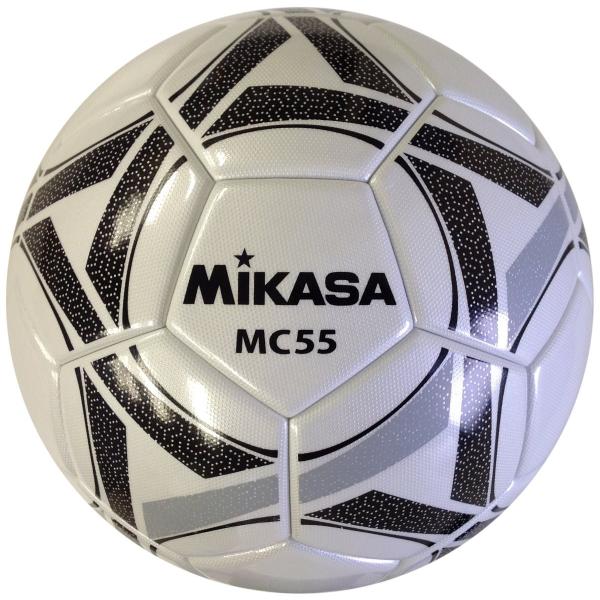 ミカサ サッカー 検定球5号 白 黒 デザイン 貼り 人工皮革 天然ゴムチューブ Mc55 Wbk