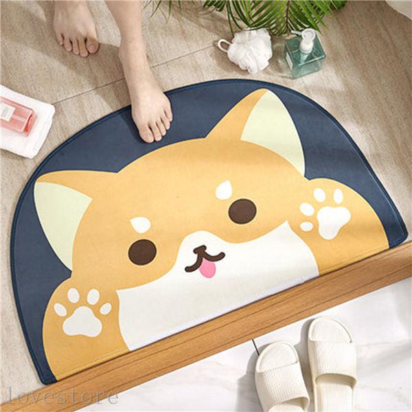 バスマット 風呂マット 犬柄 猫柄 キャラクター 可愛い 玄関マット 洗面所 和室 居間用 良い踏み心地 ソフト 清潔カンタン 吸水 Wiixcccf996 ラブストア 通販 Yahoo ショッピング