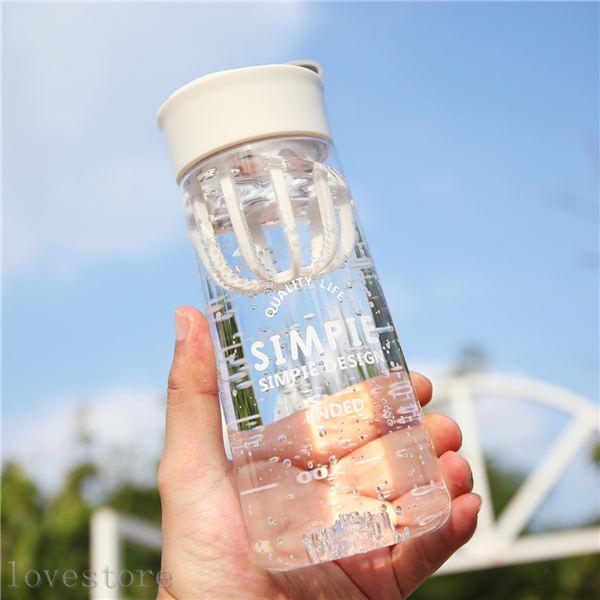 大容量 500ml ウォーターボトル 直飲み 透明ボトル プラスチック コップ 子供 大人兼用 水筒 超軽量 シリコン もれない カワイイ Wyzql7a6318 ラブストア 通販 Yahoo ショッピング