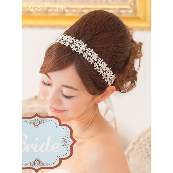 KA-07c ウェディング カチューシャ リボンカチューシャ リボン 髪飾り 大ぶり 大きめ おしゃれ 結婚式 挙式 婚礼 花嫁 前撮り フォト カチューシャ コーム キラキラ キッズ プレゼント 贈りもの 贈り物 おくりもの 子供 子ども...