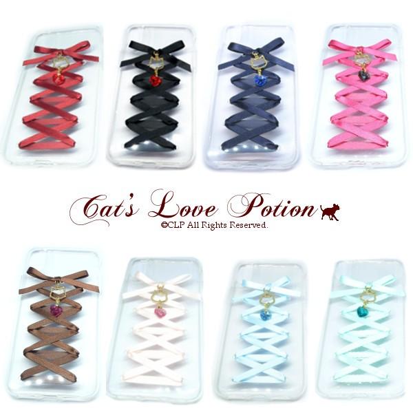 猫 Iphone Xs ケース カバー Iphone X ハート スワロフスキー レースアップ 編み上げ リボン アイフォン ケース Cat S Love Potion Clpxswr Xscase Clp 通販 Yahoo ショッピング