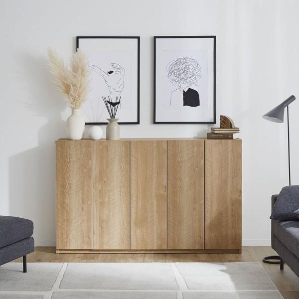 LOWYA キャビネット サイドボード 幅150cm ブラウン LOWYA キャビネット サイドボード 幅150cm ブラウン LOWYA