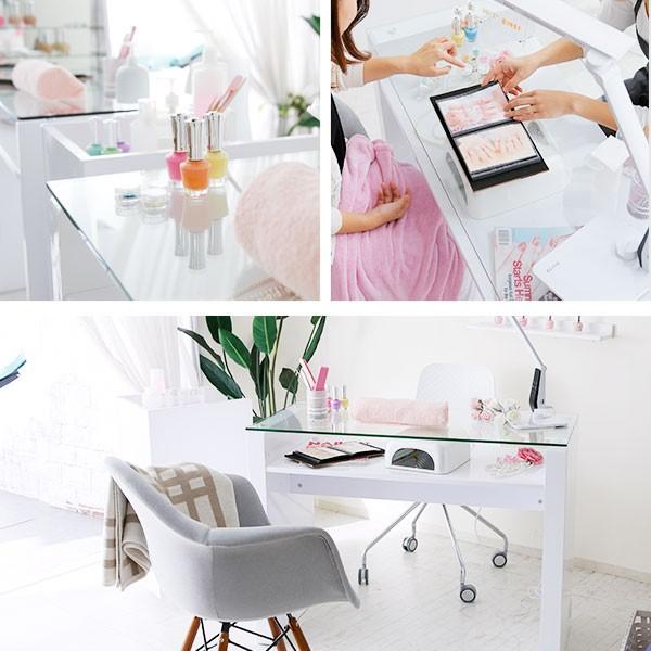 ネイルデスク おしゃれ ネイルテーブル デスク パソコンデスク ガラス天板 コンセント ネイル専用 コンパクト 幅100cm 奥行45cm 高さ75cm ロウヤ Lowya Buyee Buyee 日本の通販商品 オークションの入札サポート 購入サポートサービス