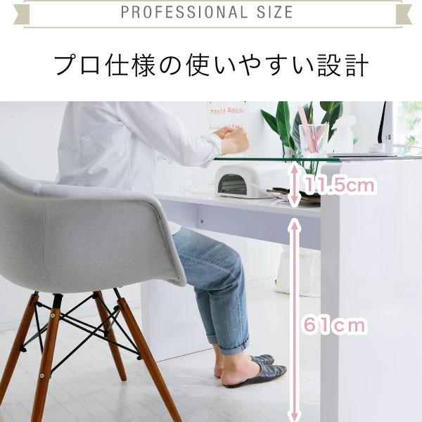 ネイルデスク おしゃれ ネイルテーブル デスク パソコンデスク ガラス天板 コンセント ネイル専用 コンパクト 幅100cm 奥行45cm 高さ75cm ロウヤ Lowya Buyee Buyee 日本の通販商品 オークションの代理入札 代理購入