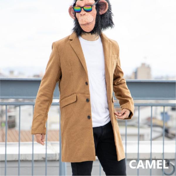 チェスターコート メンズ メルトン ウール ロング丈 黒 紺 グレー キャメル ガウンコート ロングコート オーバーコート ビジネスコート ウールコート Buyee Buyee 提供一站式最全面最專業現地yahoo Japan拍賣代bid代拍代購服務 Bot Online