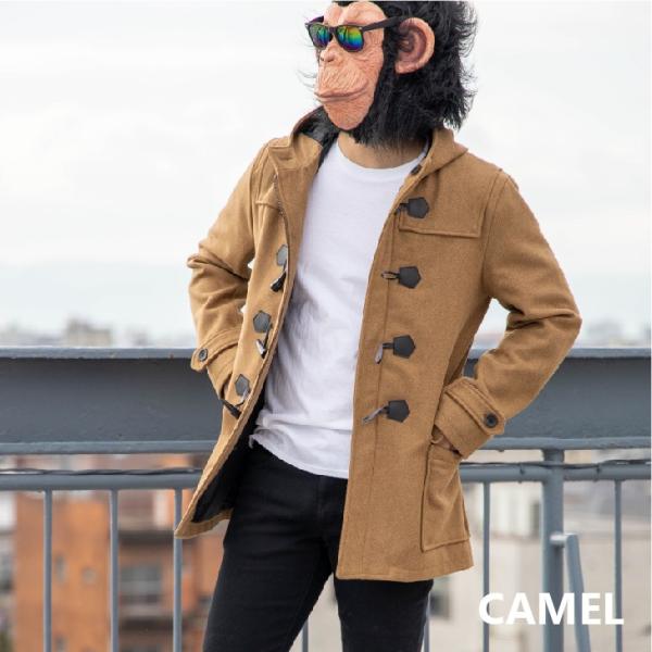 ダッフルコート メンズ ロング ウール メルトン 無地 黒 紺 グレー キャメル 秋 冬 オーバーコート ビジネスコート カジュアル お洒落 暖かい 防寒 Buyee 日本代购平台 产品购物网站大全 Buyee一站式代购 Bot Online