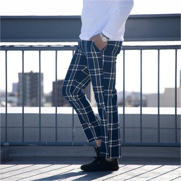 チェックパンツ メンズ テーパード スリム ガンクラブチェック タータンチェック グレンチェック 紺 イージーパンツ スラックス トラウザーパンツ チェック柄 Buyee Buyee Japanese Proxy Service Buy From Japan Bot Online