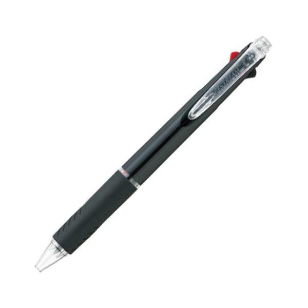 (まとめ) 三菱鉛筆 3色ボールペン ジェットストリーム 0.5mm （軸色 黒） SXE340005.24 1本 〔×30セット〕