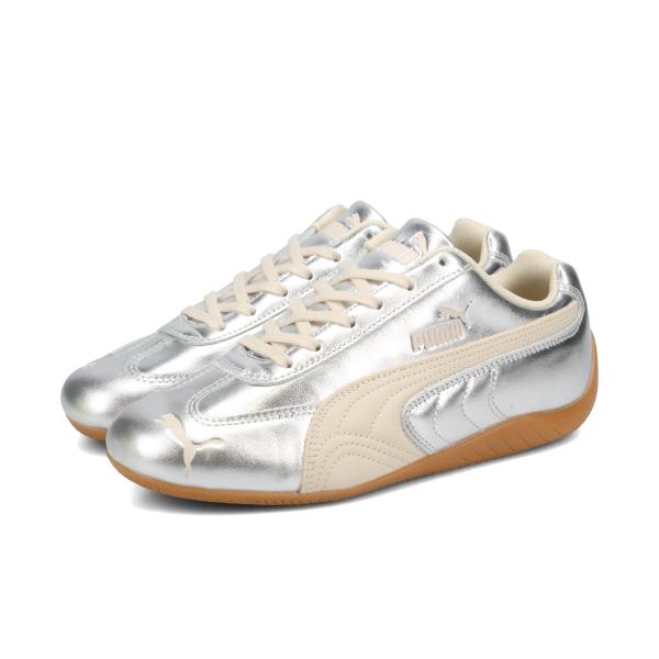 PUMA SPEEDCAT SILVER WNS プーマ スピードキャット シルバー ウィメンズ メンズ レディース ALPINE SNOW/GUM シルバー 406881-02