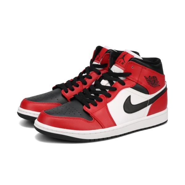 【18,000円均一SALE】 NIKE AIR JORDAN 1 MID 【CHICAGO BLACK TOE】 ナイキ エア ジョーダン 1 ミッド メンズ BLACK/GYM RED/WHITE ブラック 554724-069