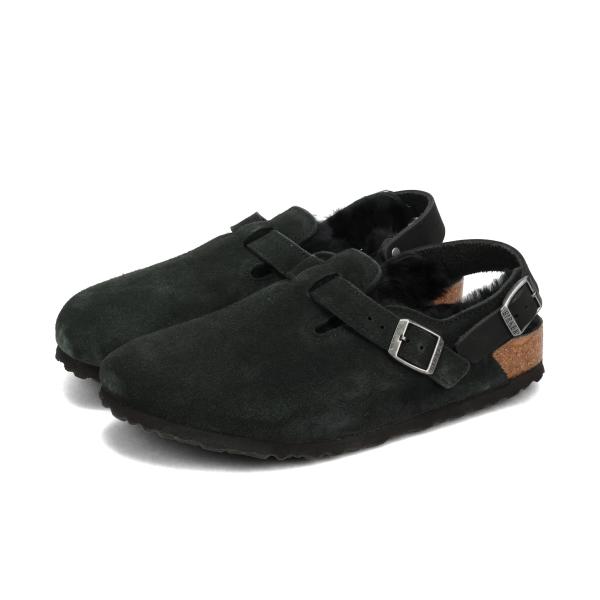 【30%OFF】 BIRKENSTOCK TOKIO SHEARLING SUEDE LEATHER 【NARROW】 ビルケンシュトック トキオ シアリング スエードレザー BLACK ブラック BKS-1028328