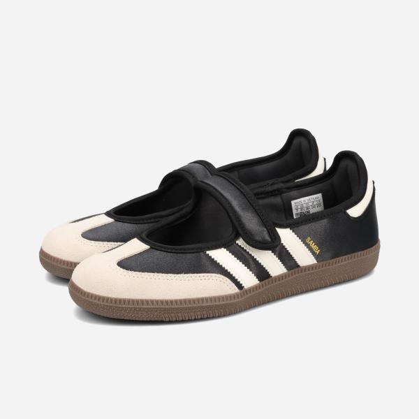 adidas SAMBA JANE W アディダス サンバ ジェーン レディース CORE BLACK/OFF WHITE/GOLD METALLIC ブラック IH9207